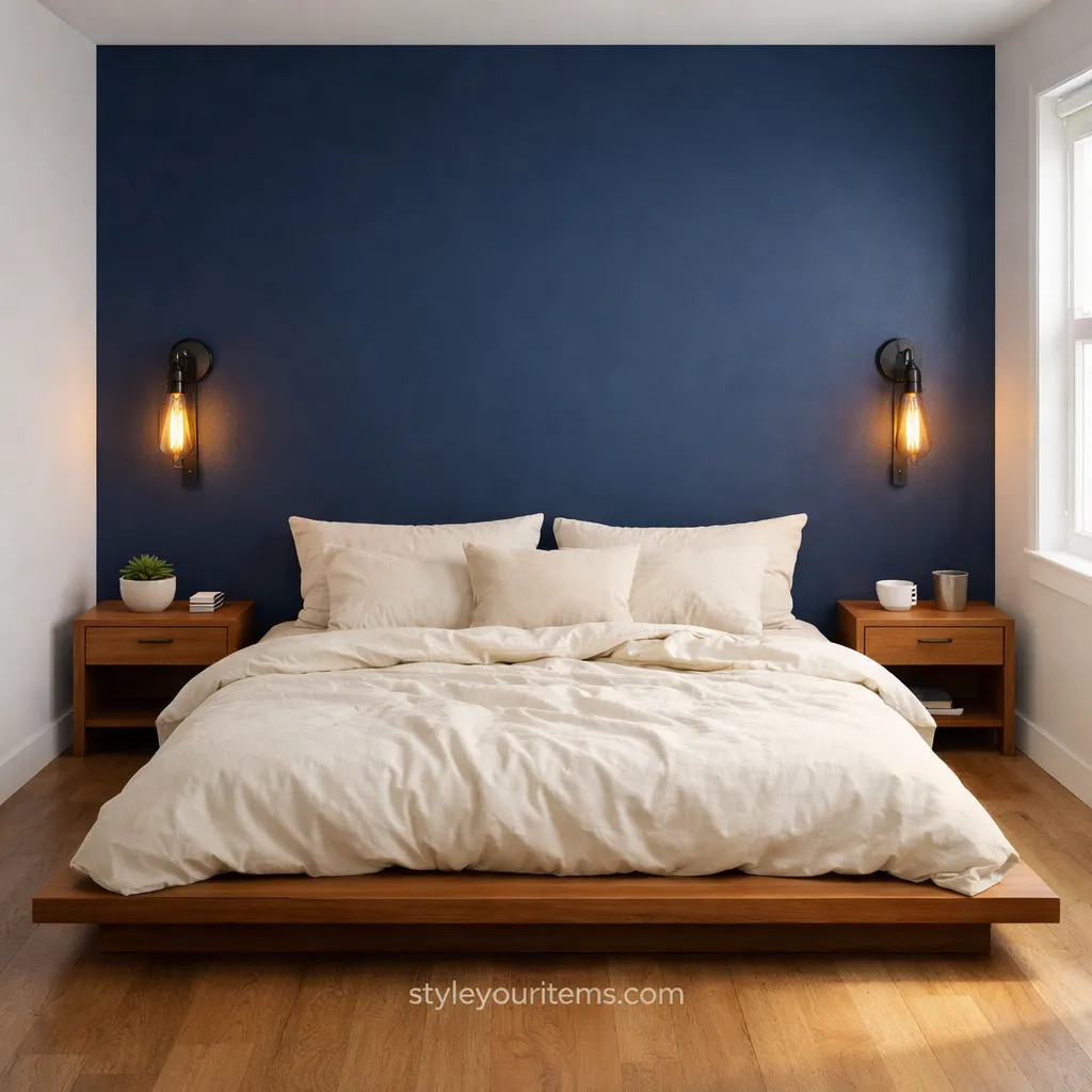 1. Create an Accent Wall Behind the Bed