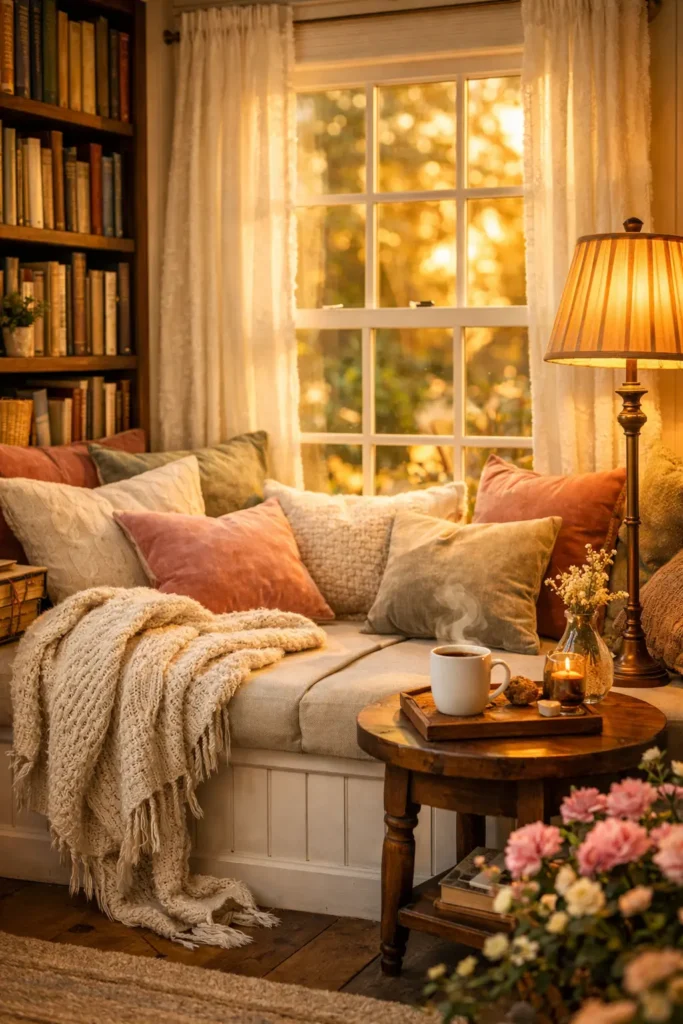 1. The Cozy Reading Nook Shed