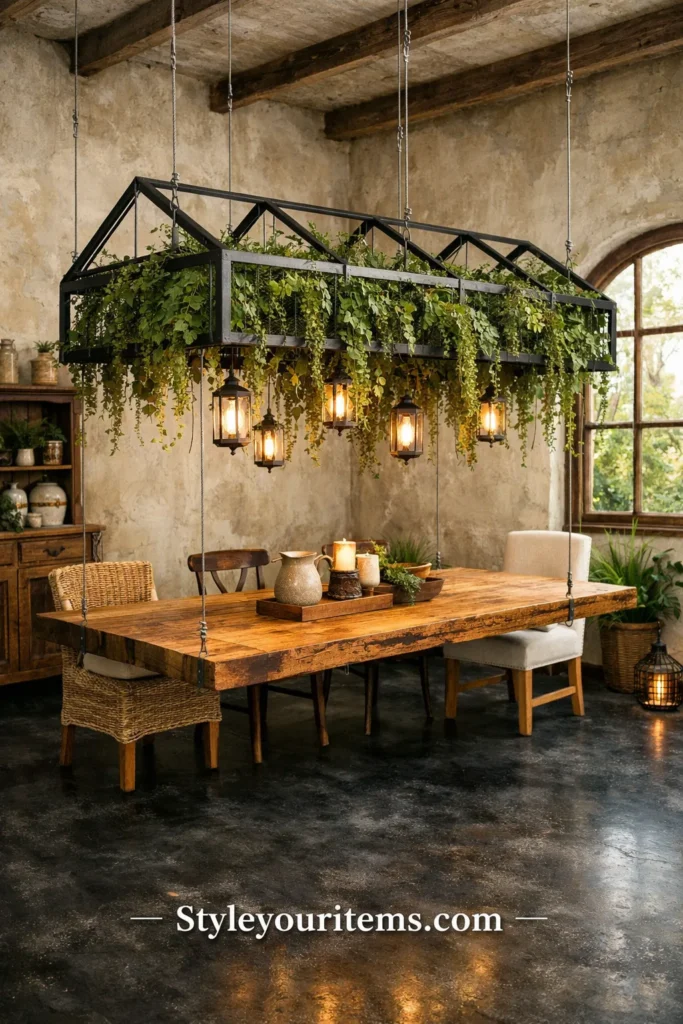 1. The Suspended Green House Table