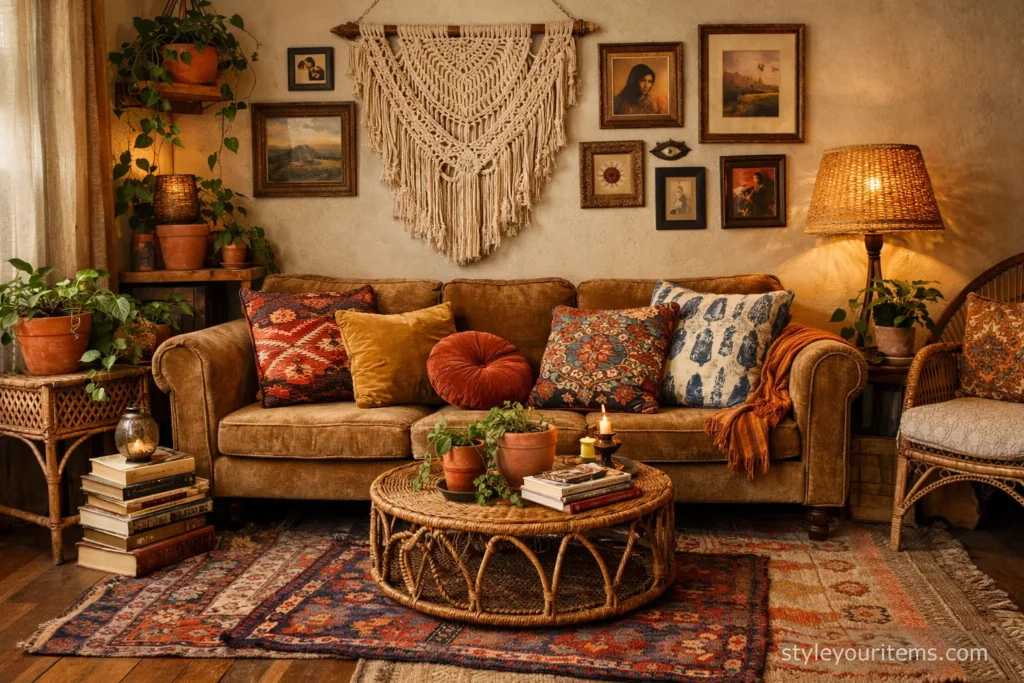 2. Bohemian Eclectic Style