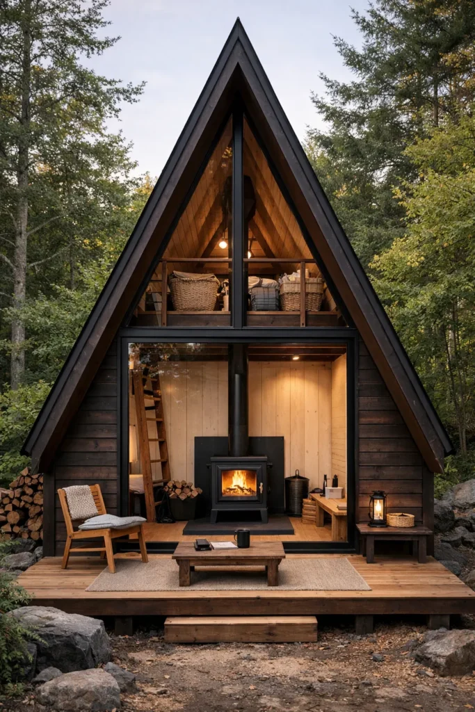 28. The Modern A Frame Cabin
