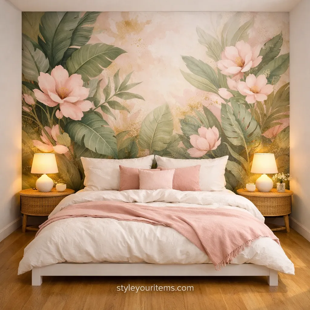 3. Use Wallpaper or a Wall Mural