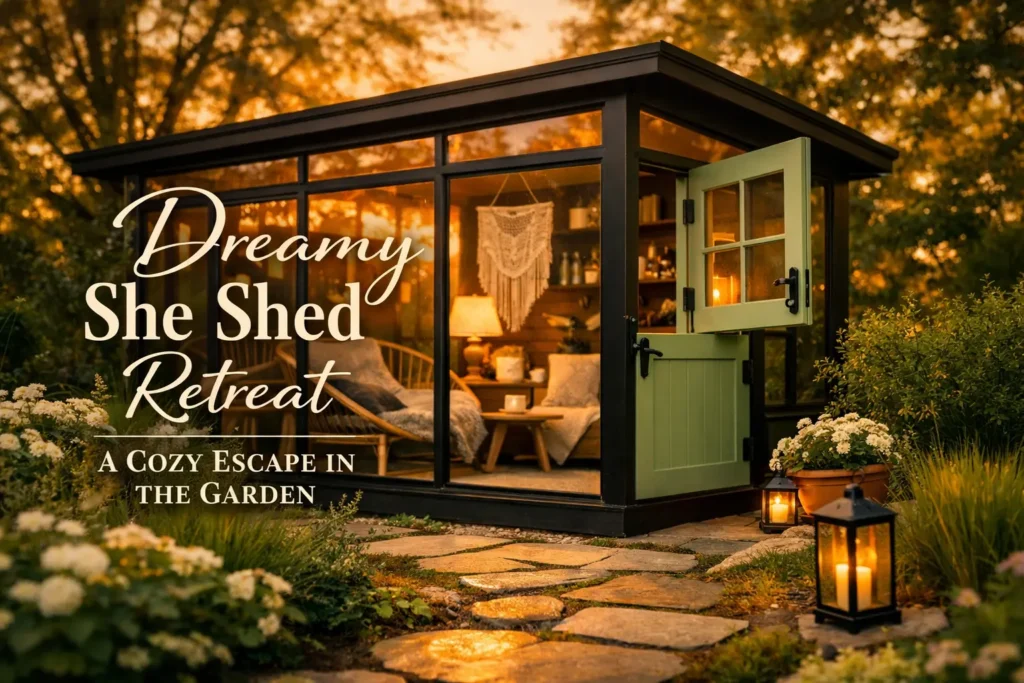 She Shed Ideas That Inspire: 37+ Designs for Your Cozy Creative Haven