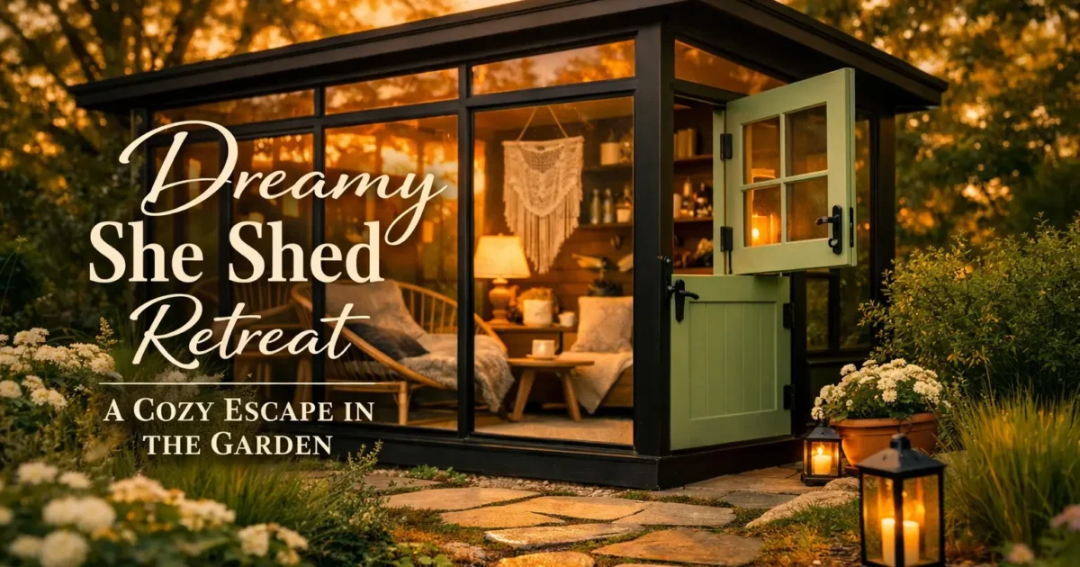 She Shed Ideas That Inspire: 37+ Designs for Your Cozy Creative Haven