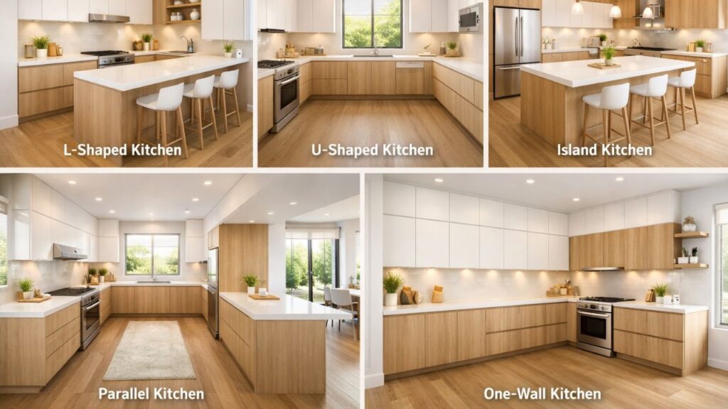 5 Main Types of Kitchen Designs: How to Choose the Best Layout for Your Home? (With Pictures)