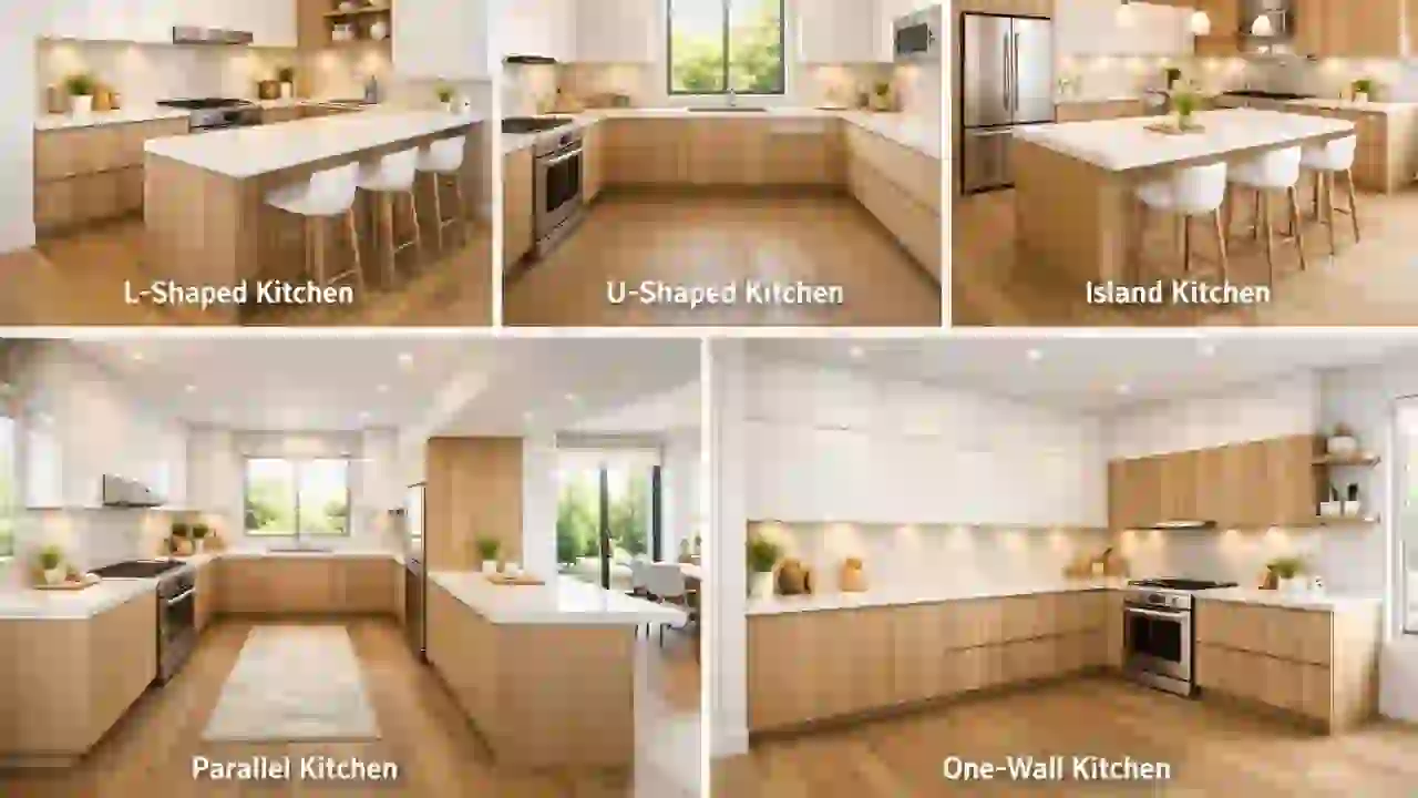 5 Main Types of Kitchen Designs: How to Choose the Best Layout for Your Home? (With Pictures) 1 5 Main Types of Kitchen Designs How to Choose the Best Layout for Your Home