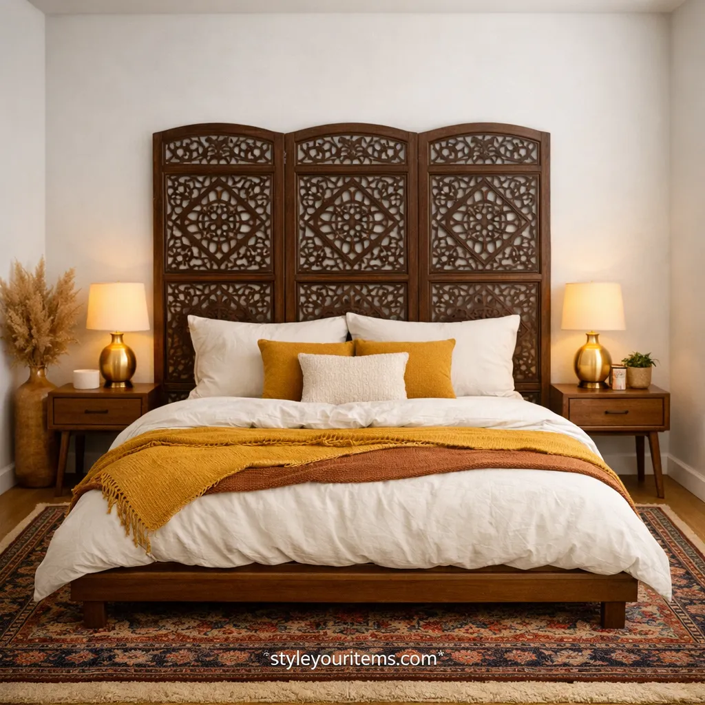 8. Use a Room Divider or Decorative Screen