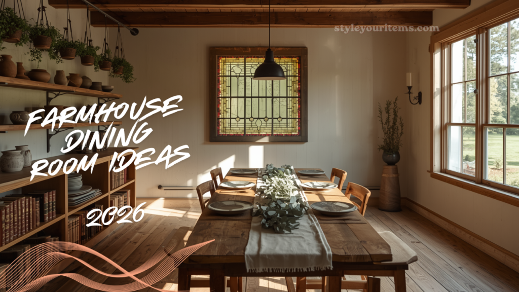 25+ Farmhouse Dining Room Ideas: Rustic Charm for Family Gatherings