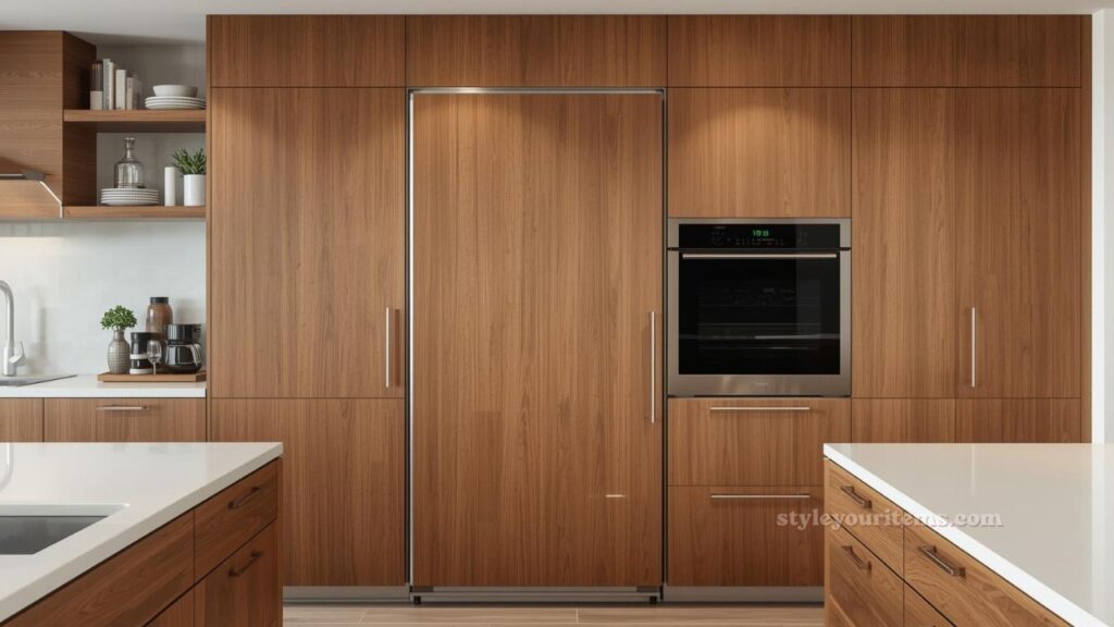 Furniture-Forward Appliances - Wood Clad Fridge