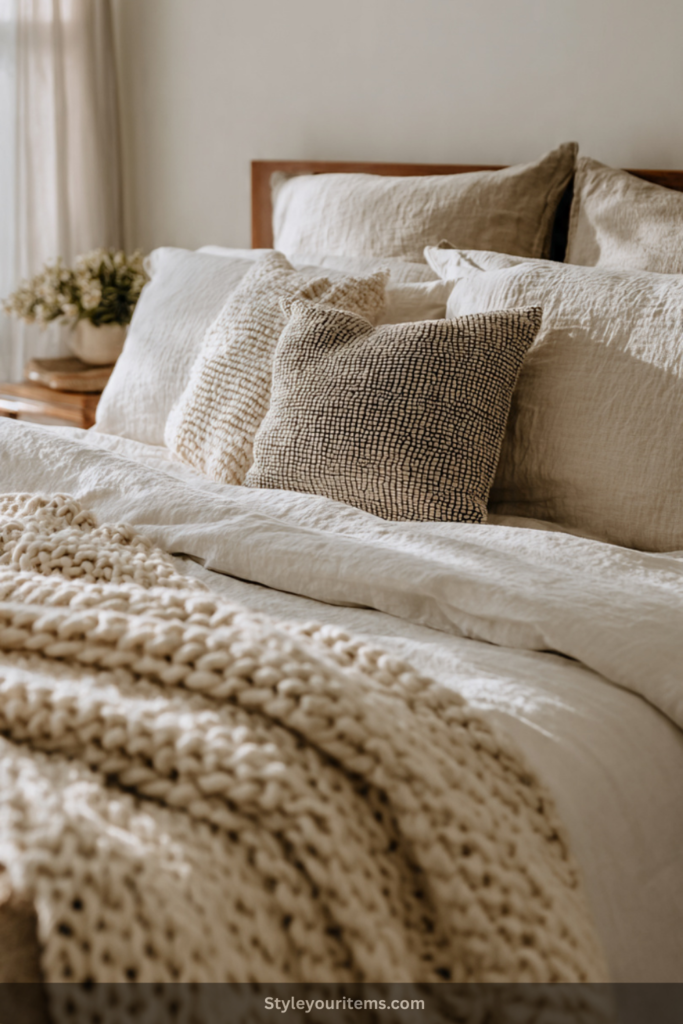 6. Layer Your Bedding Bed Room Design— Luxury Look for Less