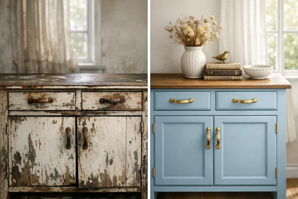 Old Furniture Makeover Ideas: 10 Stunning Before & After Transformations