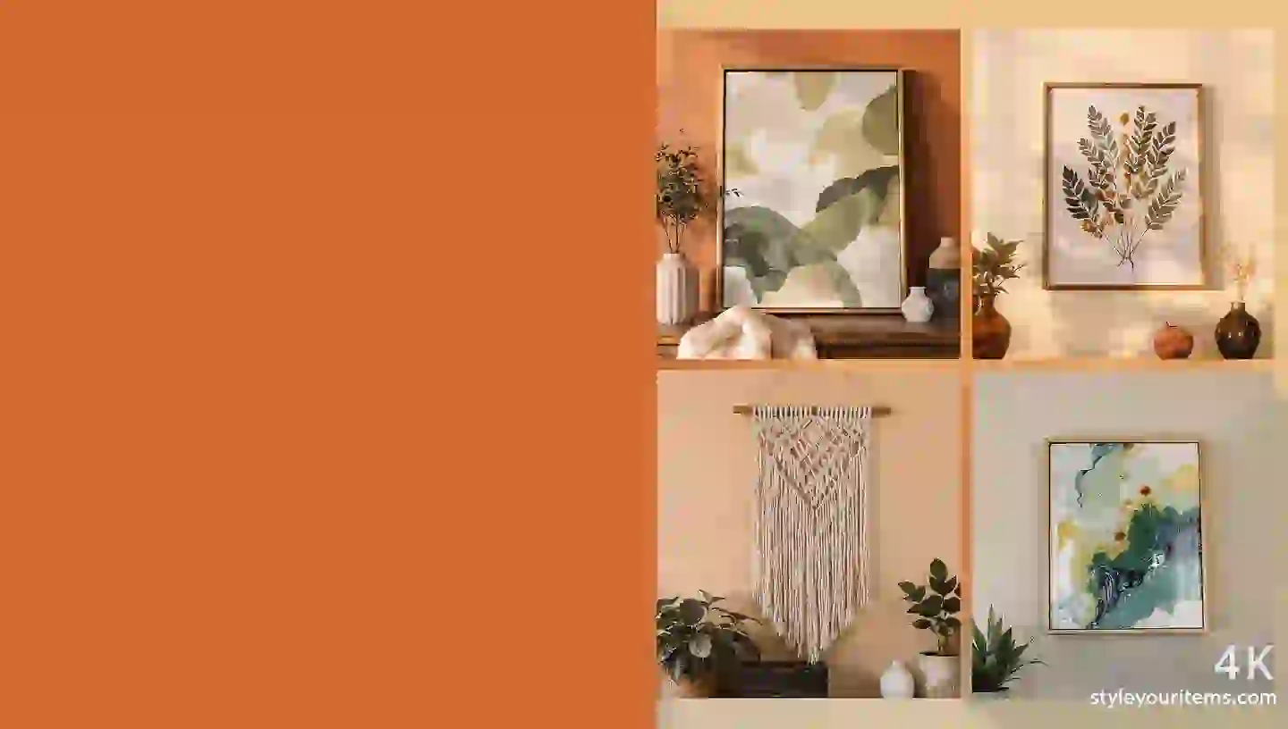 8 Creative DIY Ways to Beautify Your Home's Walls 1 a stunning collage style thumbnail featuring 4 sma