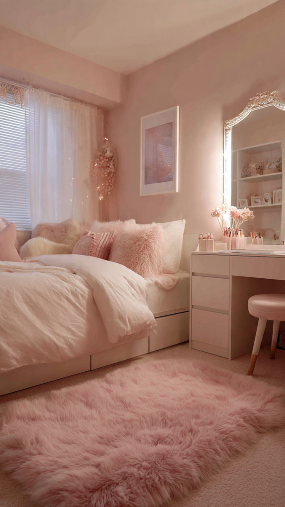 Pink Aesthetic Girly Bedroom