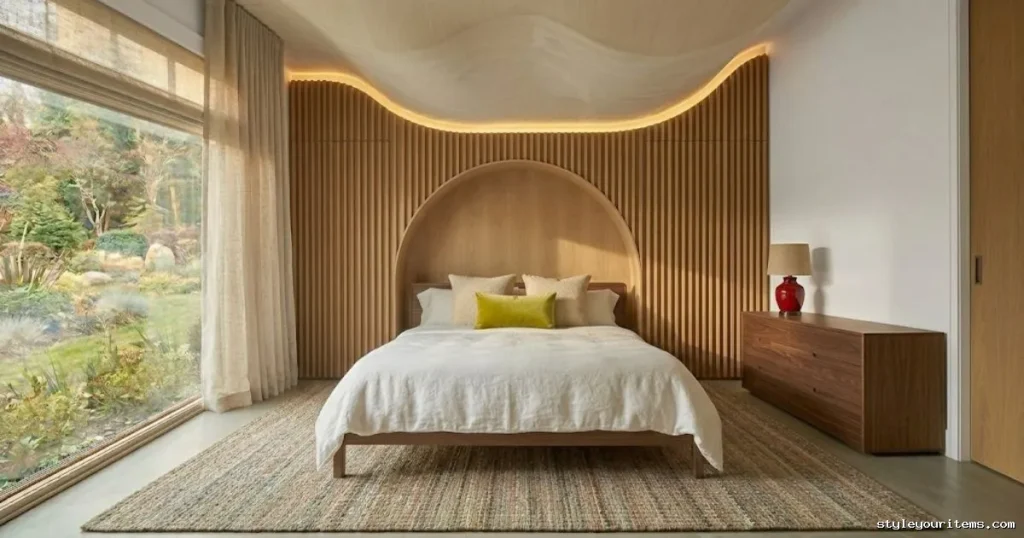 12. Arched Niches Fluted Paneling