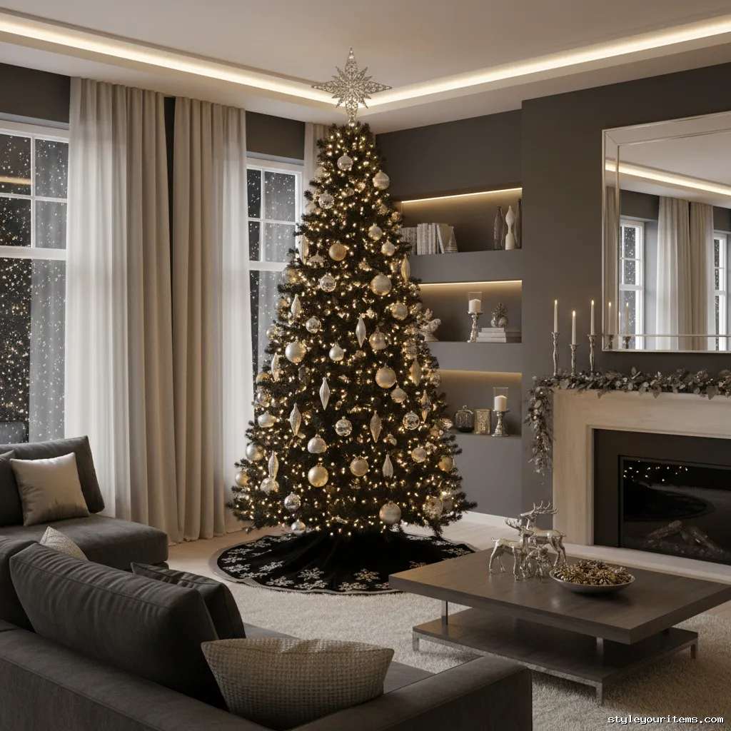 17. Silver Filigree Tree Topper
