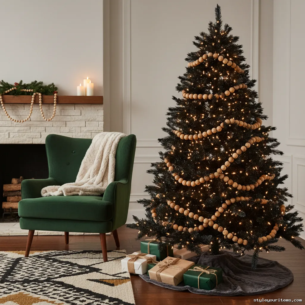 23. Wooden Bead Garland