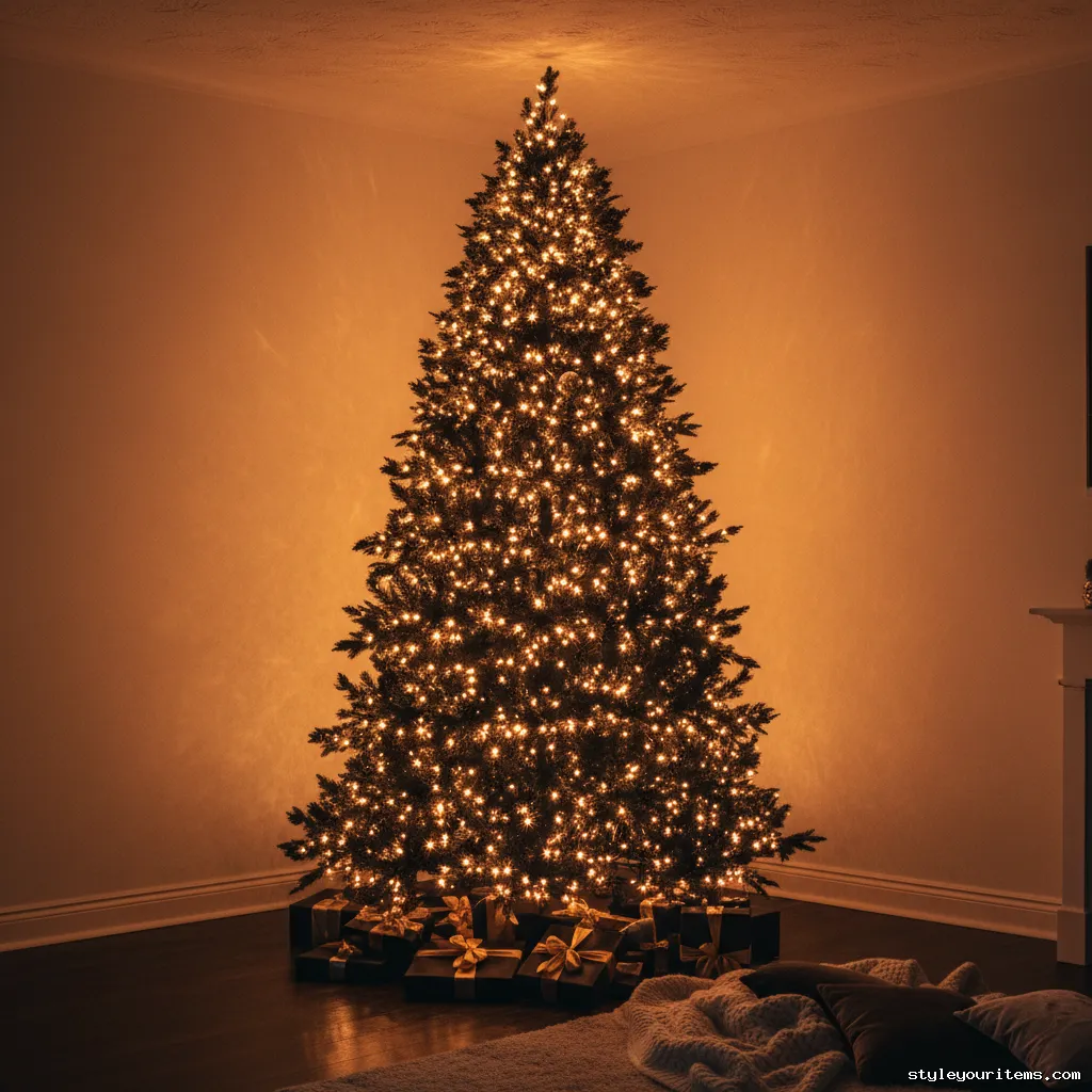 4. Warm White Fairy Lights Tree