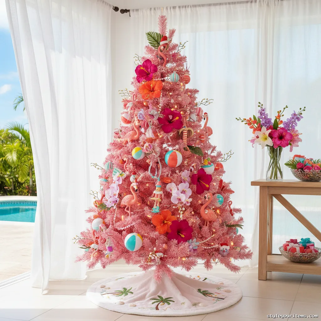 9. Tropical Pink Paradise