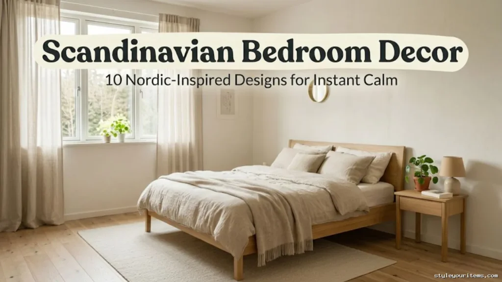 Scandinavian Bedroom Decor: 10 Nordic-Inspired Designs for Instant Calm