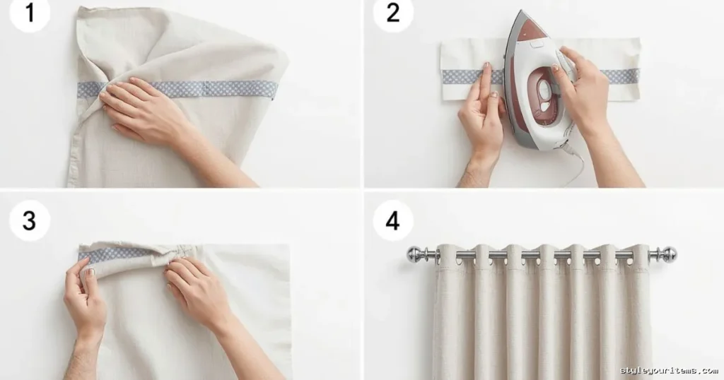Iron On Tape Hemming Tutorial No Sewing