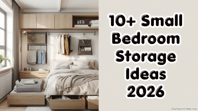 10 Small Bedroom Storage Ideas 2026