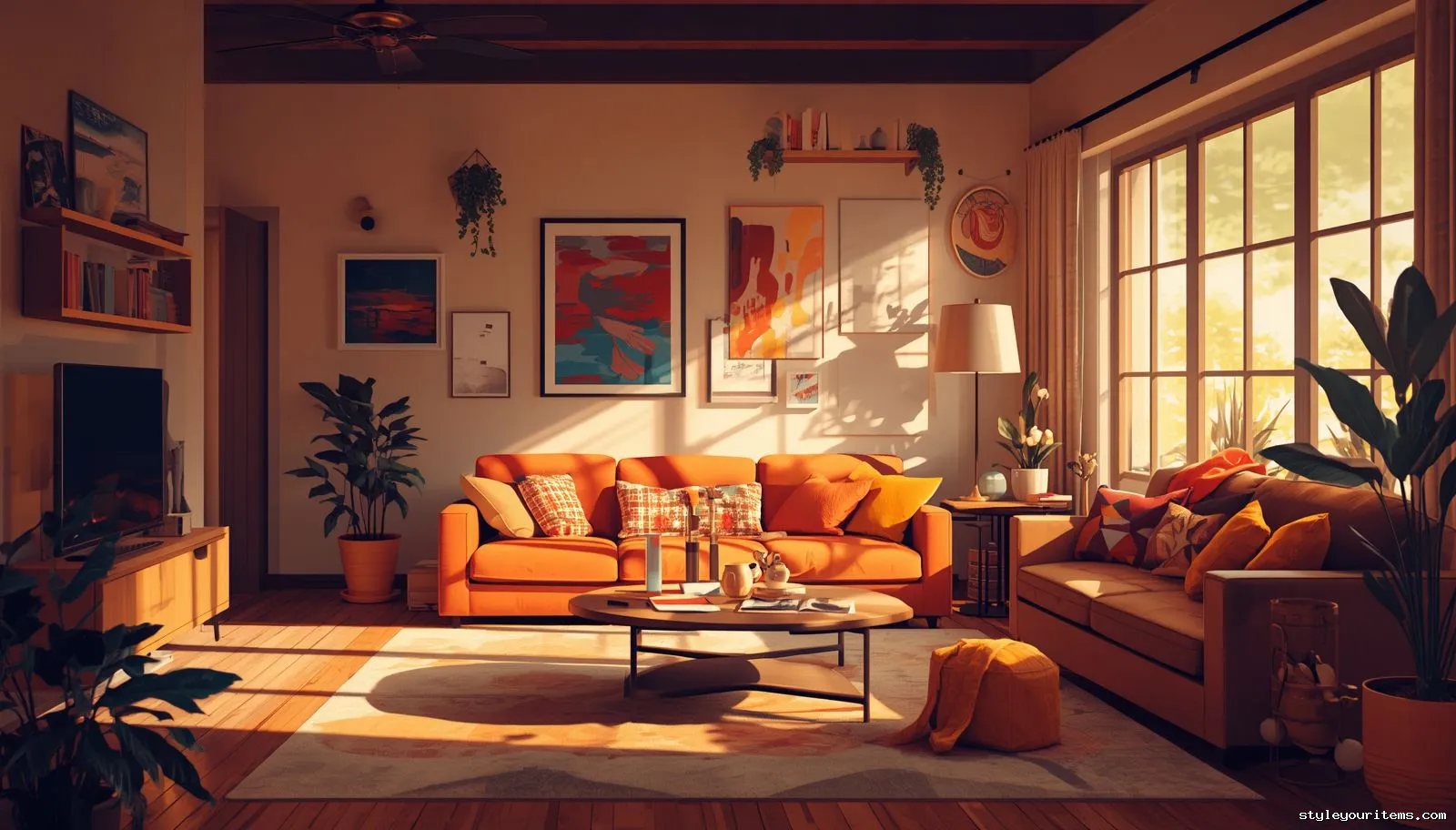 TheHomeTrotters Guide to Home Decor Ideas: A Room-by-Room Manual Nobody Else Is Giving You 1 Lived In Living Room With Layered Lighting And Mixed Textures 1
