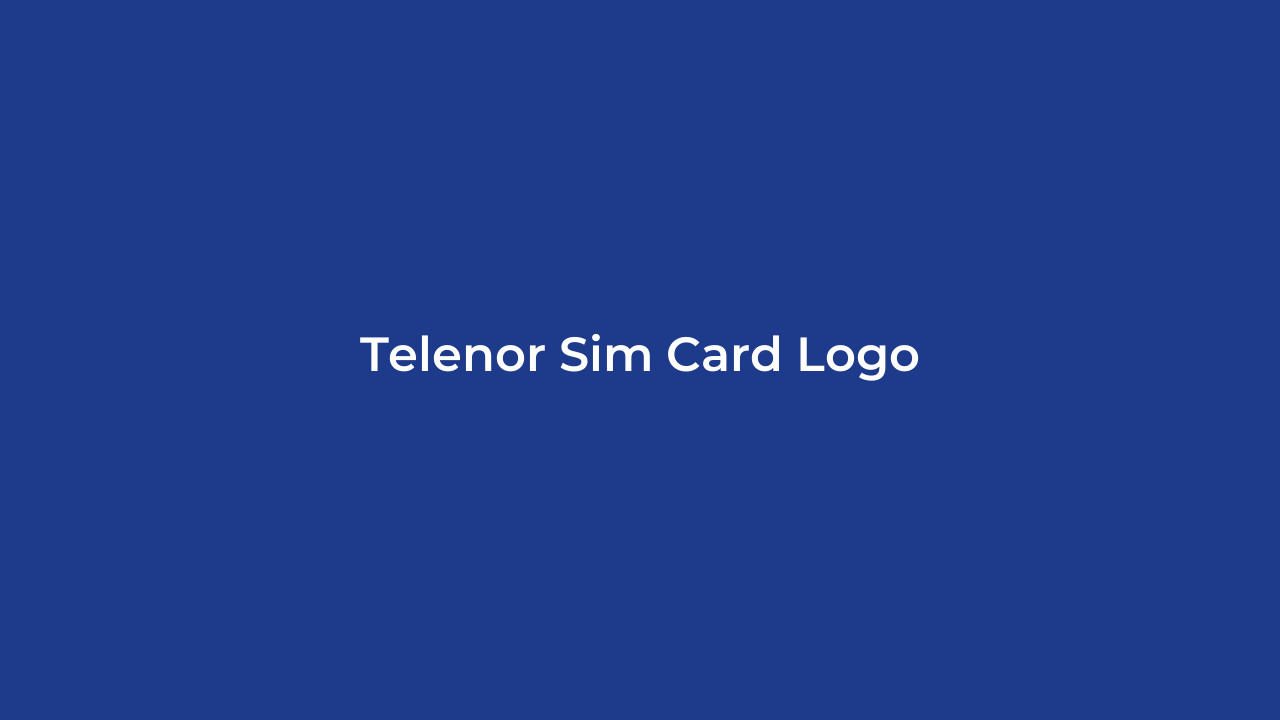 Telenor SIM Card Logo