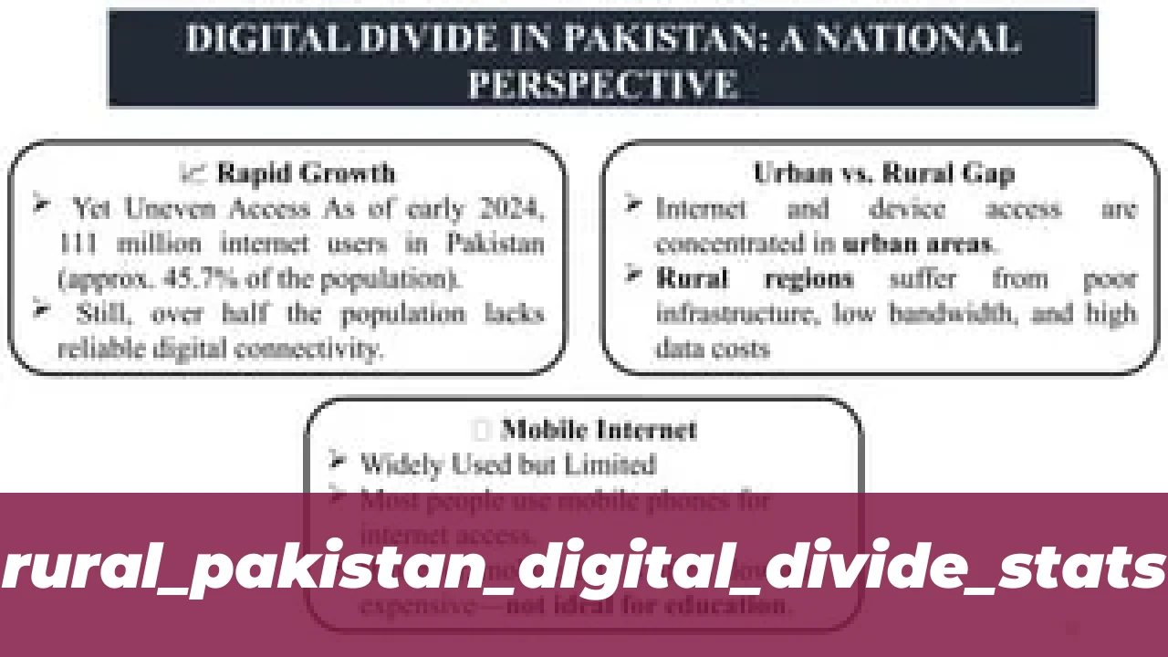 Only 50% of Rural Pakistanis Use Mobile Internet in 2026 1 rural_pakistan_digital_divide_stats