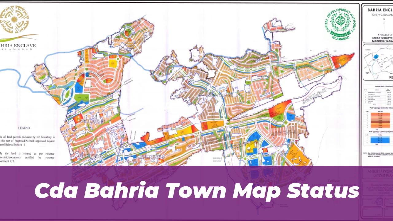 Cda Bahria Town Map Status