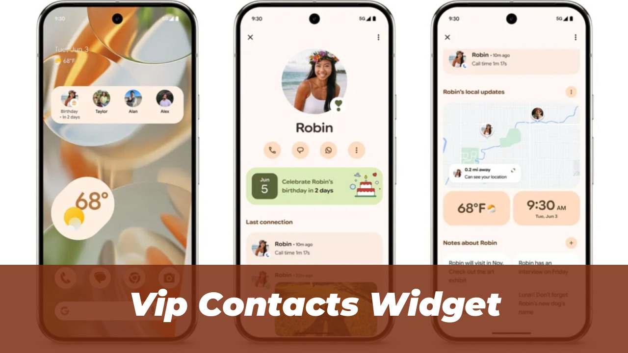 Google Pixel Drop September 2026: New AI & Security Features 2 Vip Contacts Widget