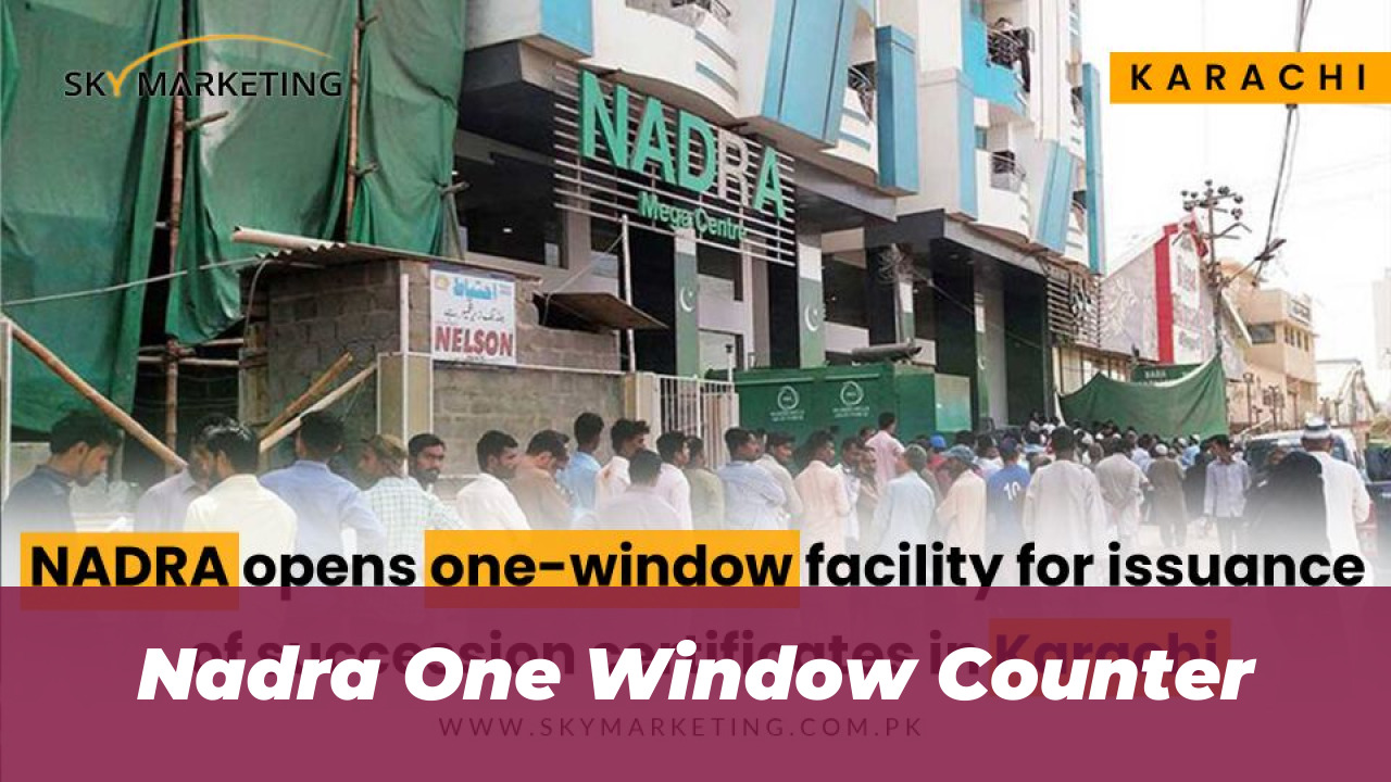 New NADRA Registration Centers in Sindh: 2026 Update 2 Nadra One Window Counter