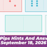 NYT Pips Hints and Answers: September 18, 2026