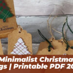 Free Minimalist Christmas Gift Tags | Printable PDF 2026