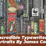 25 Incredible Typewriter Art Portraits by James Cook