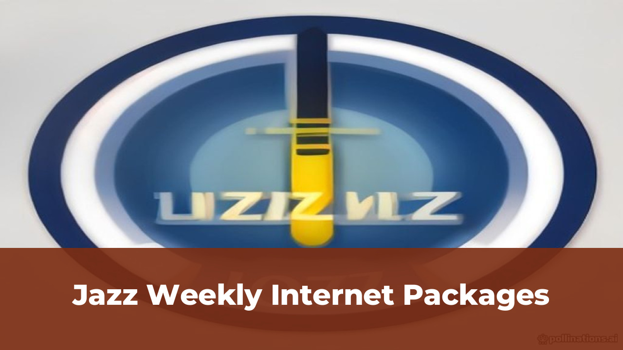 Jazz weekly data offer code 1 Jazz Weekly Internet Packages