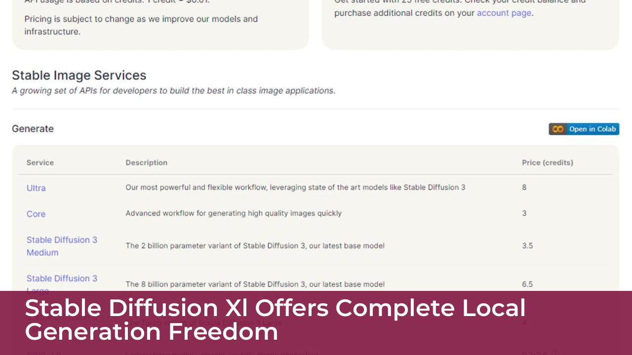 Stable Diffusion XL Offers Complete Local Generation Freedom