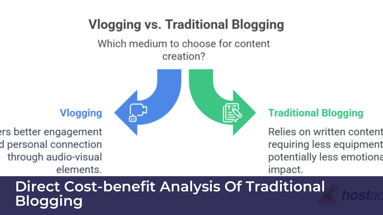 Direct Cost-Benefit Analysis of Traditional Blogging
