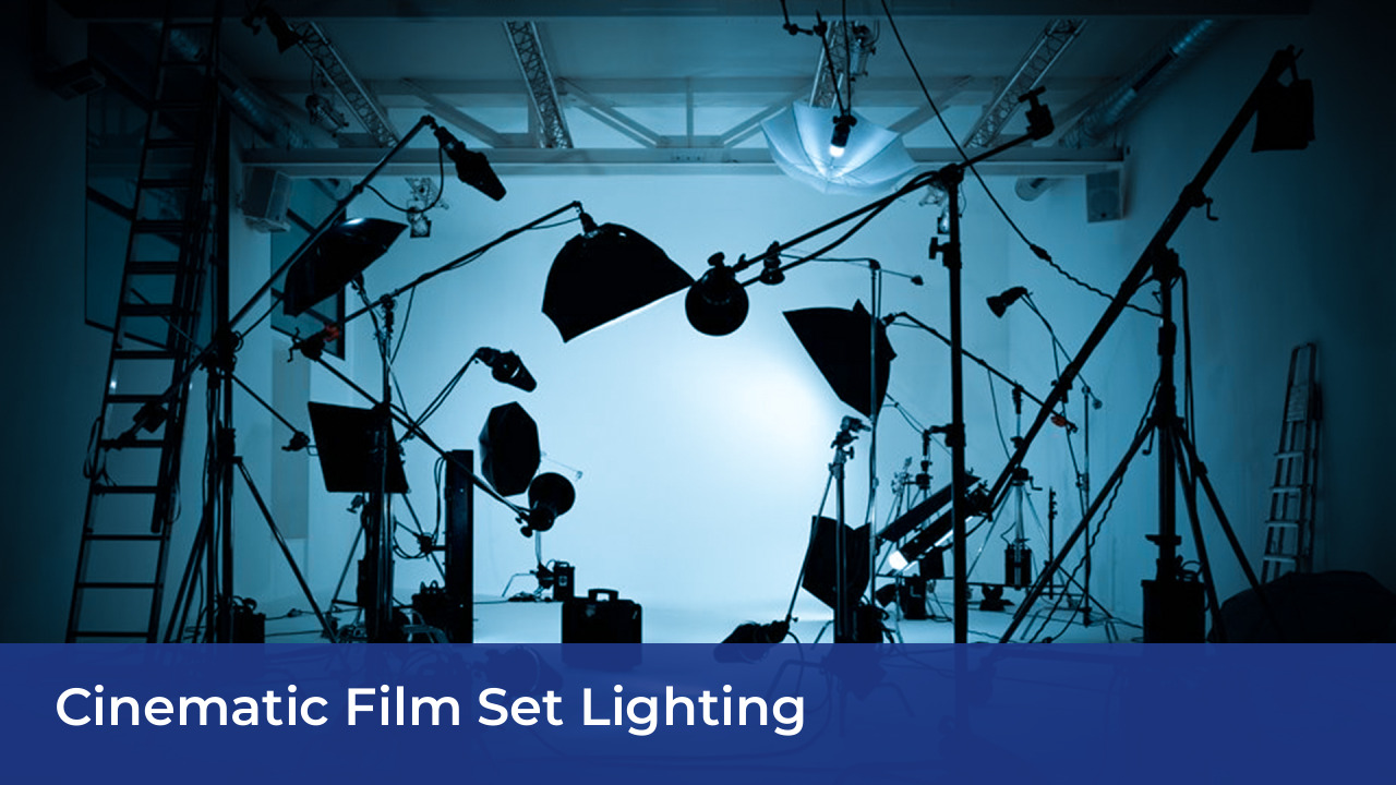 Cinematic Film Set Lighting
