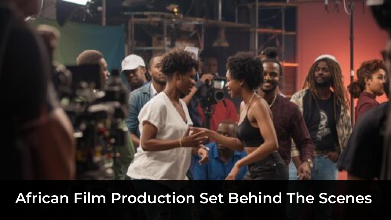 Mike Ezurounye Celebrates Birthday With Inspiring Reflections 5 African film production set behind the scenes