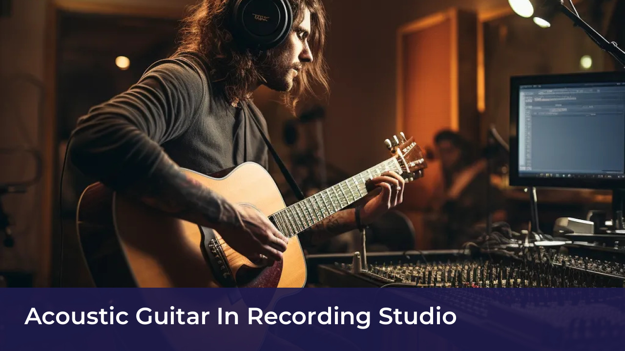 Jessica Rotter Biography: Age, Songs, Net Worth, Family 4 Acoustic Guitar In Recording Studio