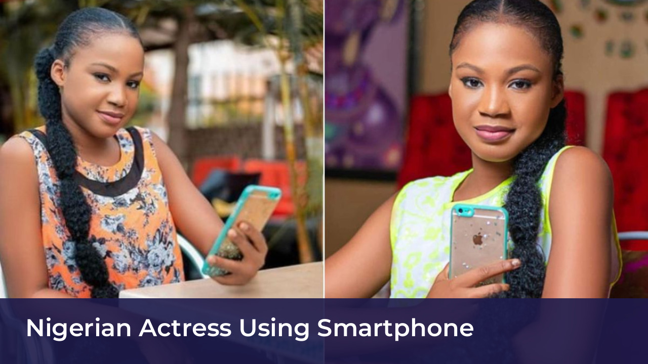 Doris Ogala Calls Out Apostle Johnson Suleman Over Lagos Hotel 3 Nigerian Actress Using Smartphone