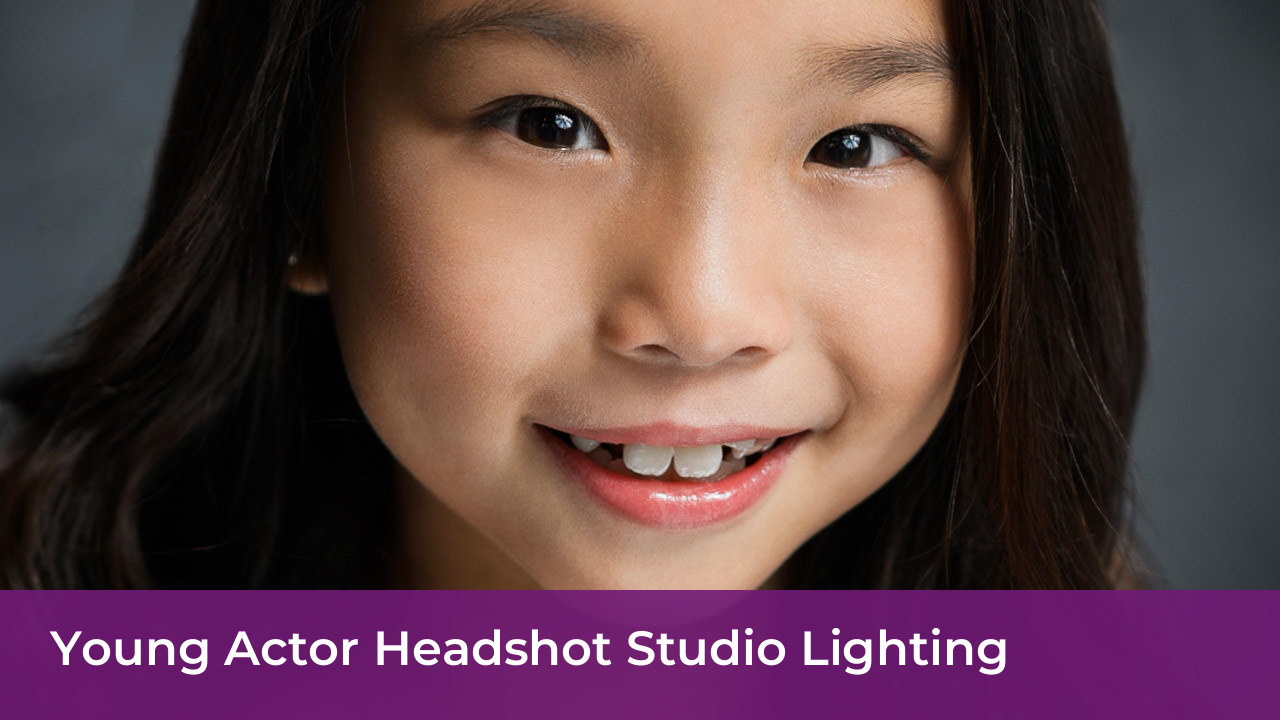 Young Actor Headshot Studio Lighting