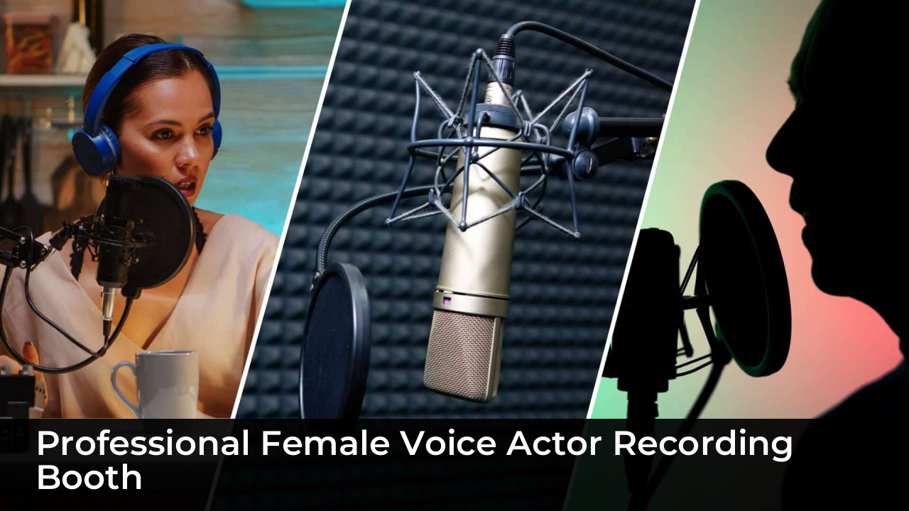 Michelle Rojas Biography: Age, Net Worth, Roles & Studio Nano 3 Professional Female Voice Actor Recording Booth