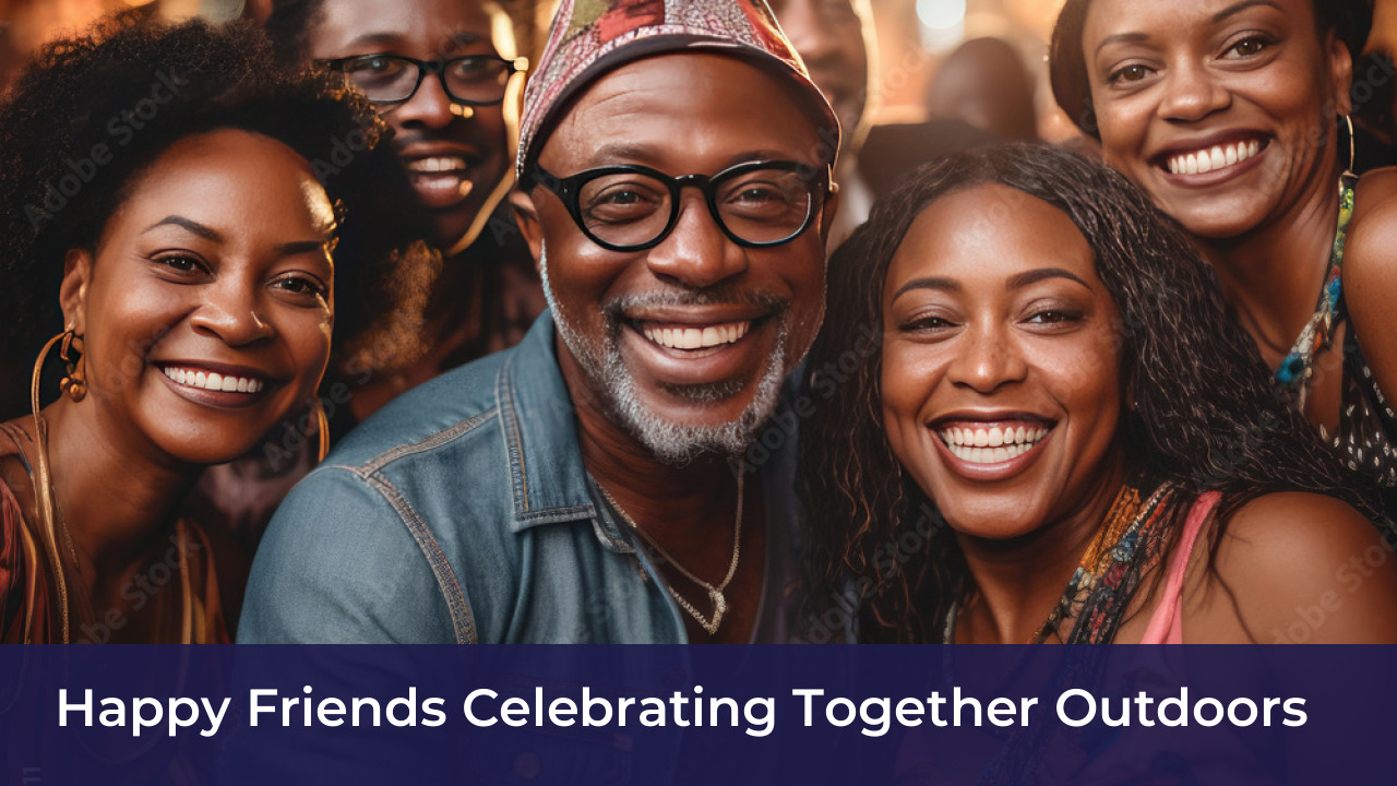Wumi Toriola Congratulates Seyi Edun on New Lexus Car Gift 7 Happy Friends Celebrating Together Outdoors