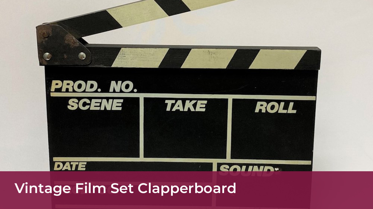 Blair Dunlop Biography: Age, Parents, Net Worth, and Music 5 Vintage Film Set Clapperboard