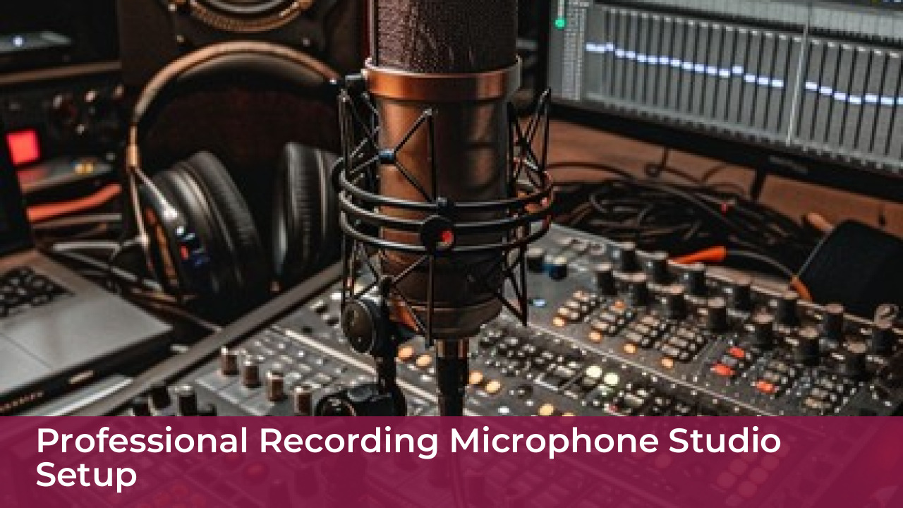 Professional Recording Microphone Studio Setup