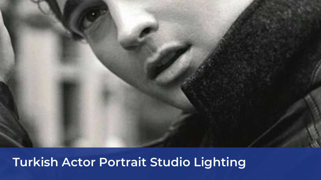 Turkish Actor Portrait Studio Lighting