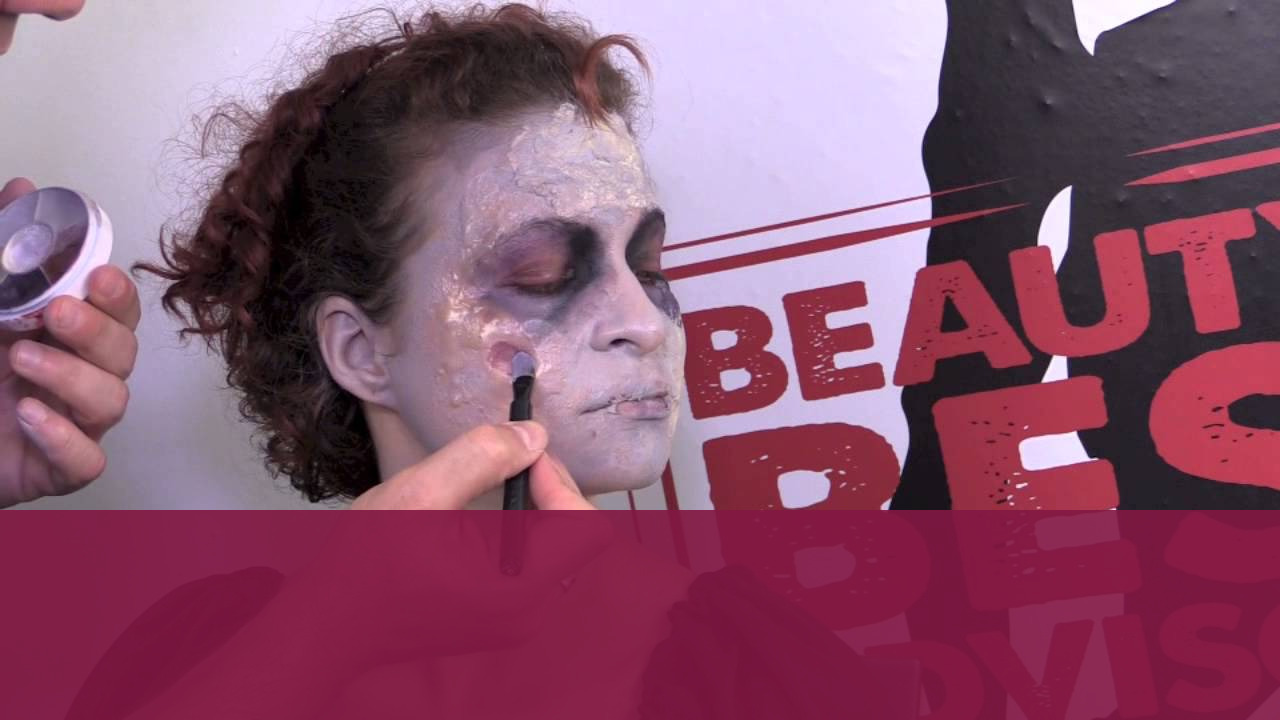 Zombie Makeup Special Effects On Set