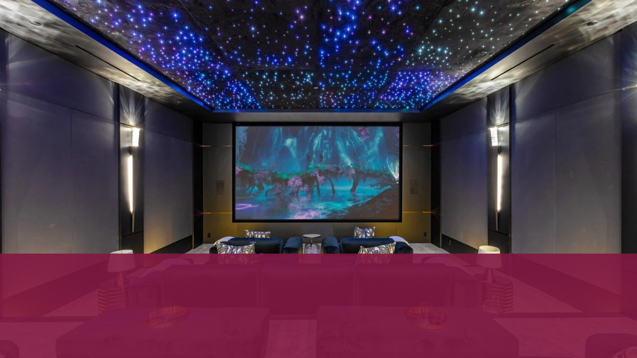 Modern Cinema Screening Room Interior