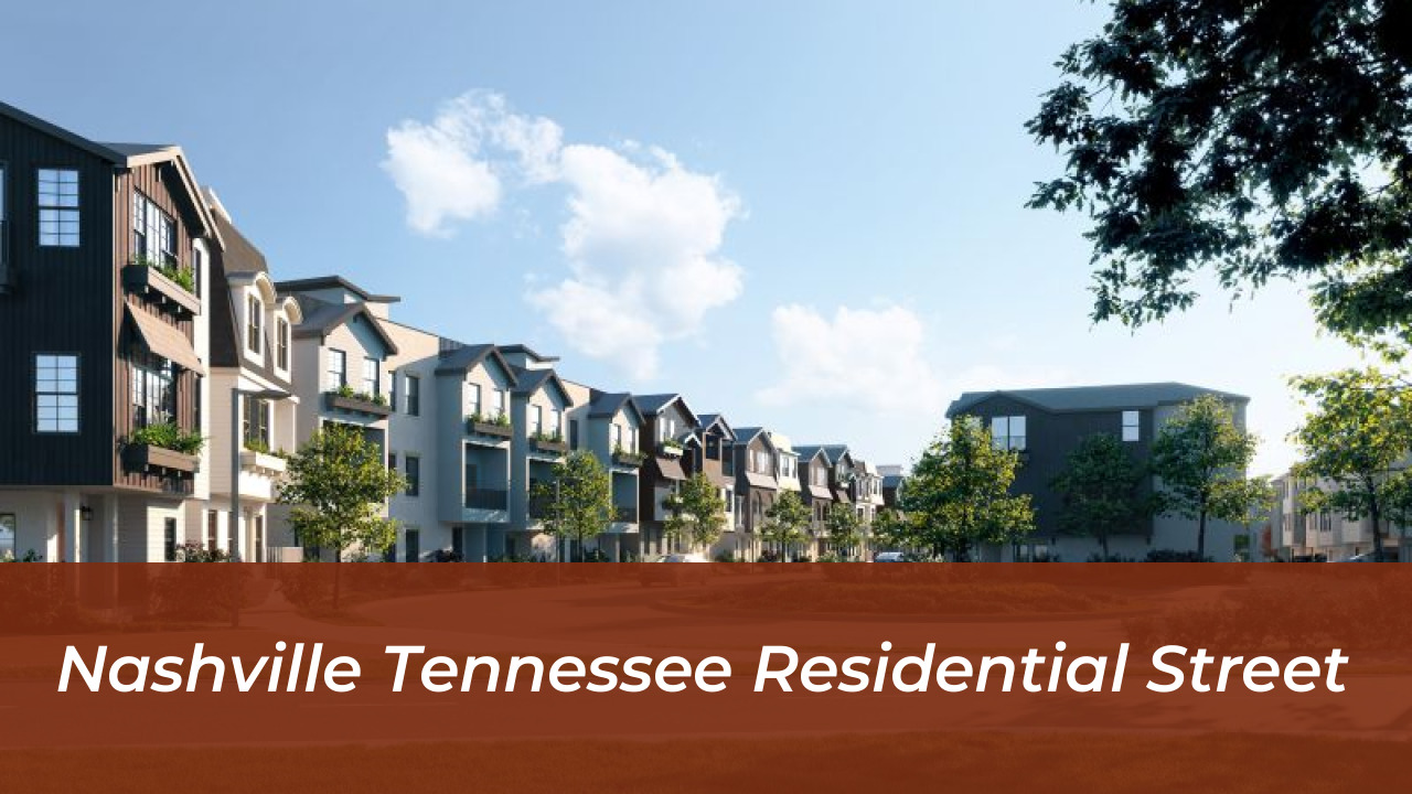 Nashville Tennessee residential street